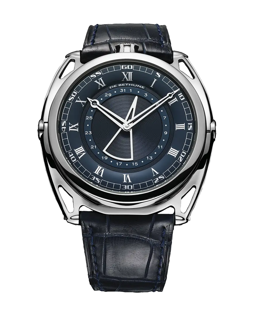 Elegant Wristwatch with Leather Strap