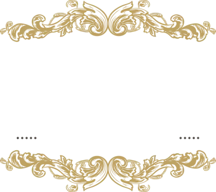 Golden Decorative Border Design
