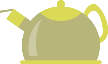 Yellow Teapot Illustration