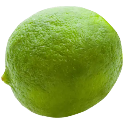 Bright Green Lime Close-Up