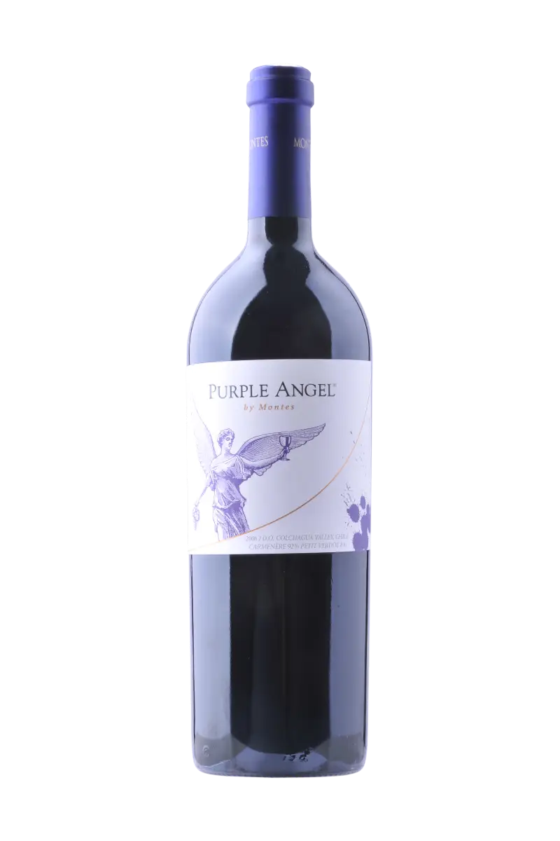 Purple Angel Wine Bottle