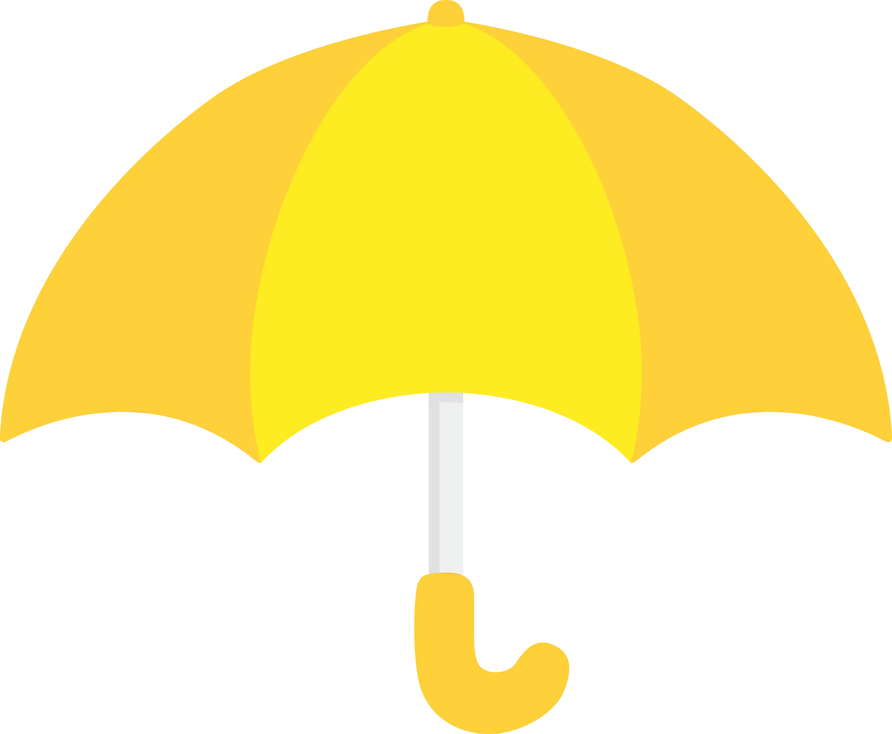 Yellow Umbrella Illustration
