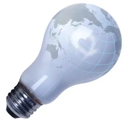 Light Bulb Globe Representing Innovation