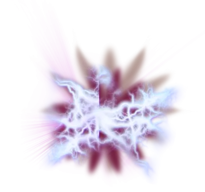 Glowing Electric Energy Burst