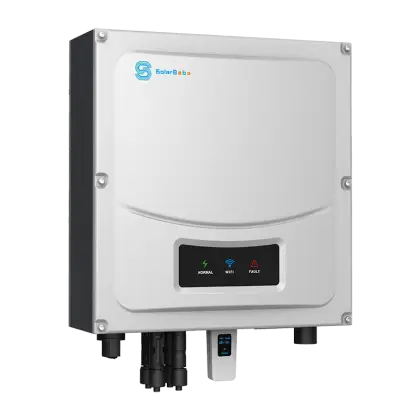 White Solar Inverter Device