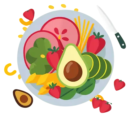 Healthy Salad Plate