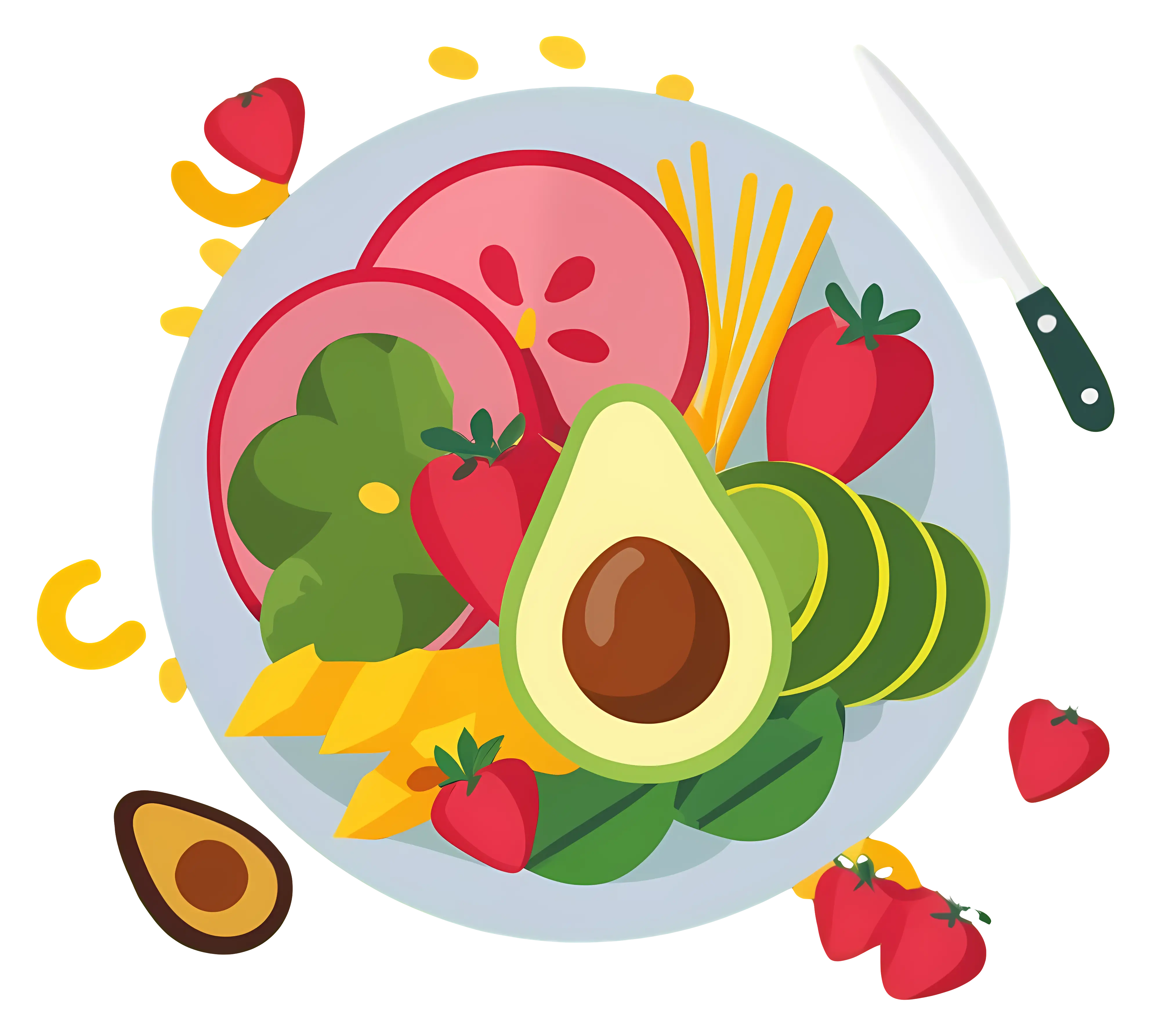 Healthy Salad Plate