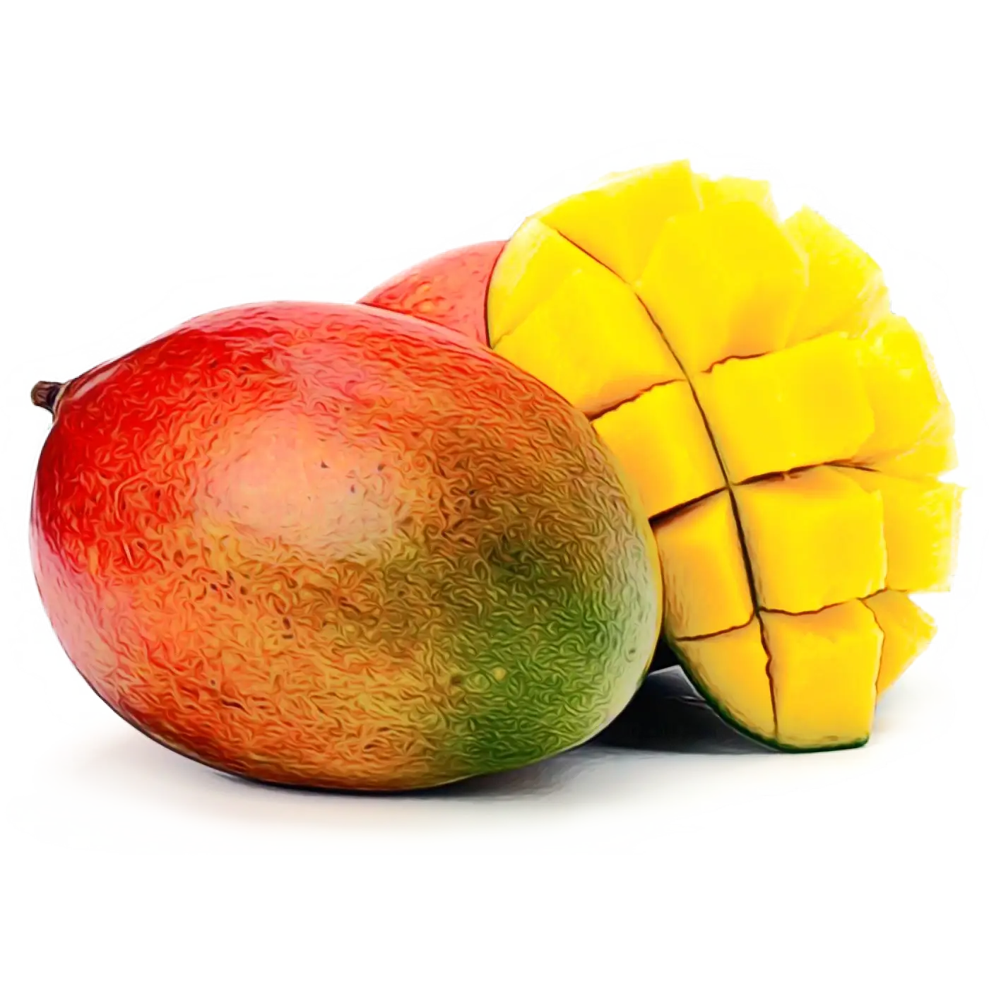 Mango Fruit and Sliced Mango