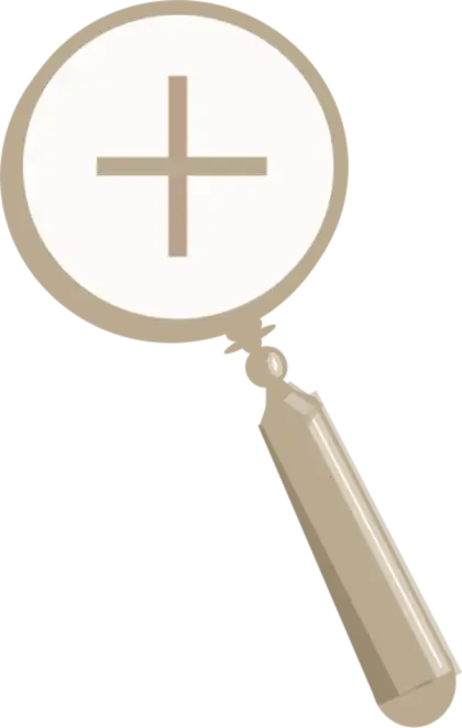 Magnifying Glass with Plus Symbol