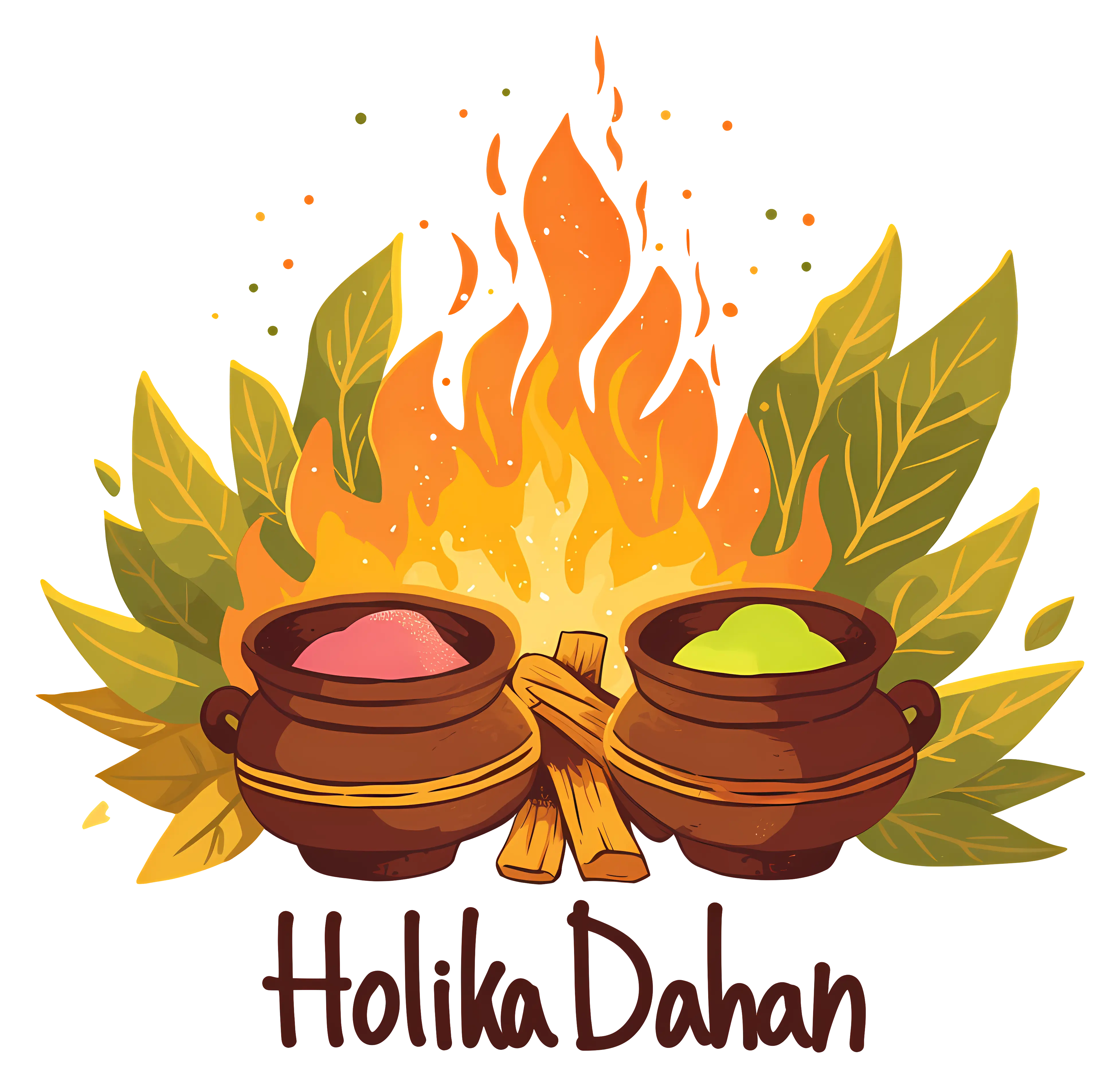 Holika Dahan Festival Celebration