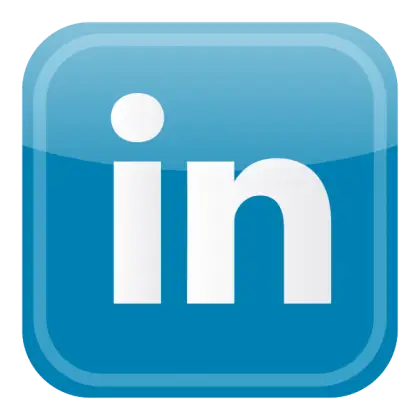 LinkedIn Logo in Blue Icon Style