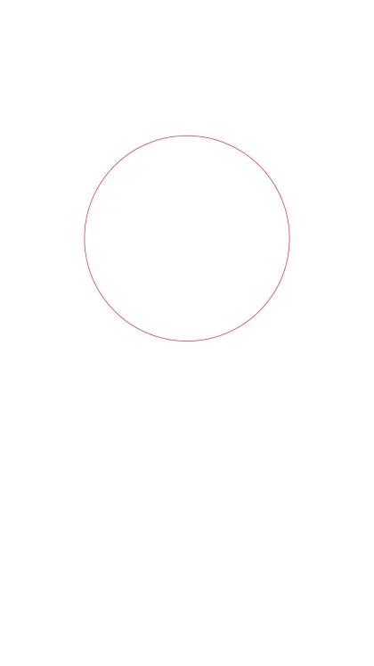 Red Outlined Circle