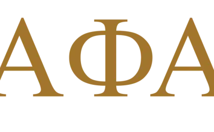 Gold Greek Letters