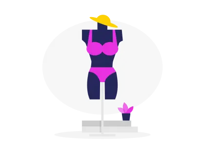 Mannequin Displaying Bikini