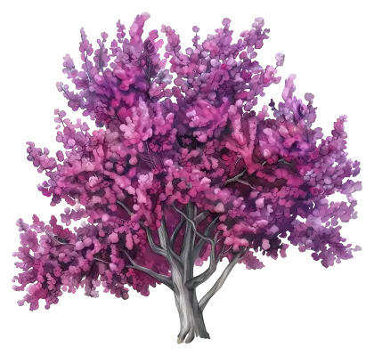 Beautiful Purple Tree