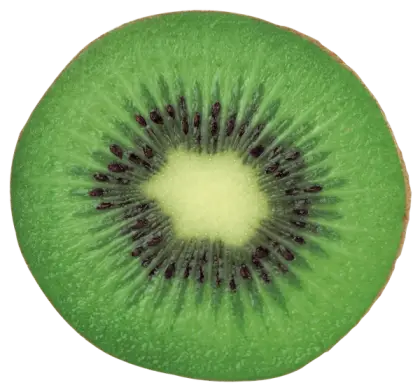 Green Kiwi Slice for a Refreshing Snack