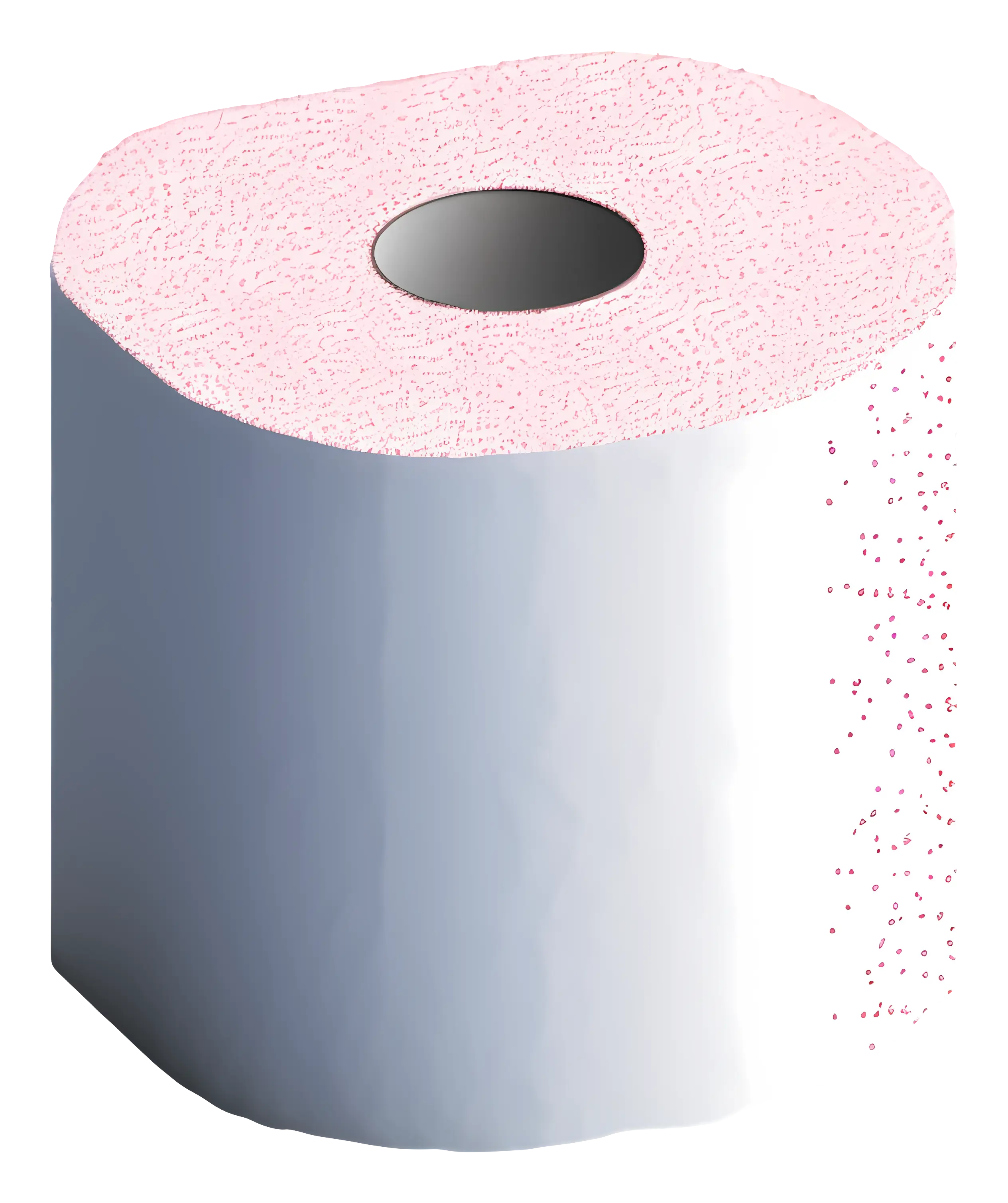 White Toilet Paper Roll