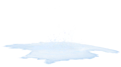Soft Blue Water Splash Effect
