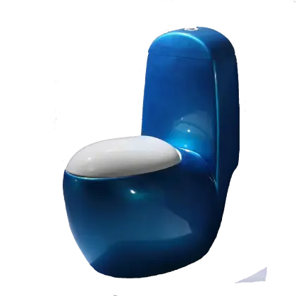 Modern Blue Toilet