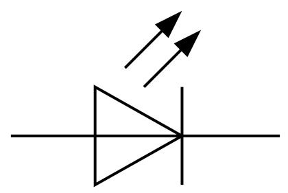 Photo Diode Circuit Symbol for Electronics