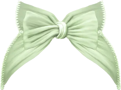 Green Decorative Fabric Bow for Gifts