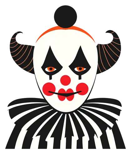 Clown with Horns