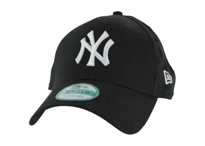 Black Baseball Cap with White Logo
