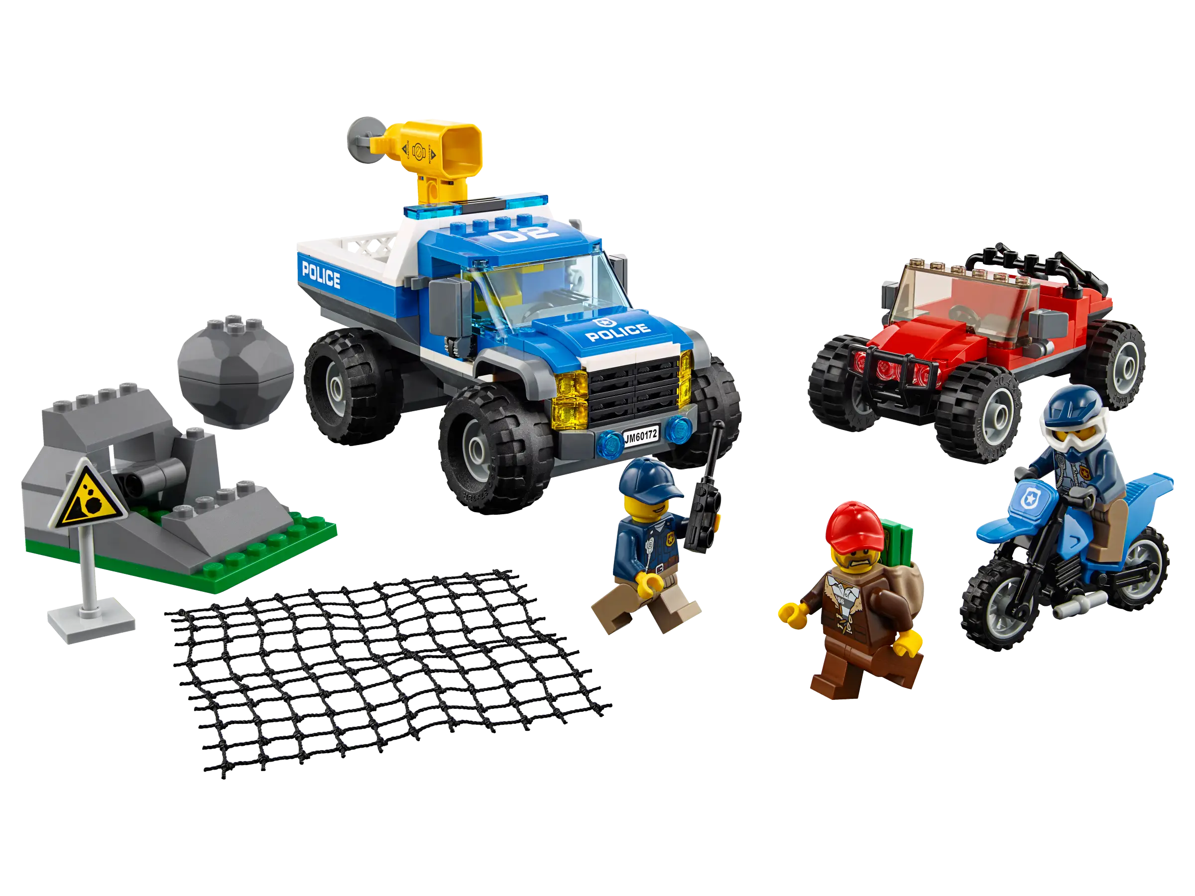 Toy Construction Set with Vehicles and Characters