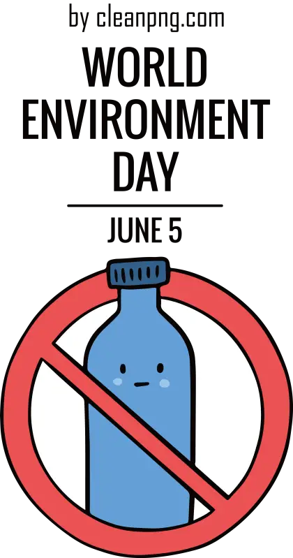 No Plastic Bottle for World Environment Day