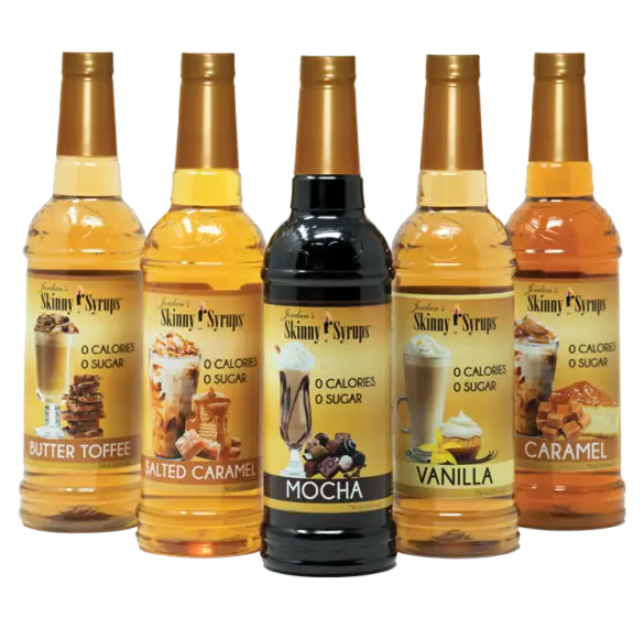 Assorted Skinny Syrups Bottles