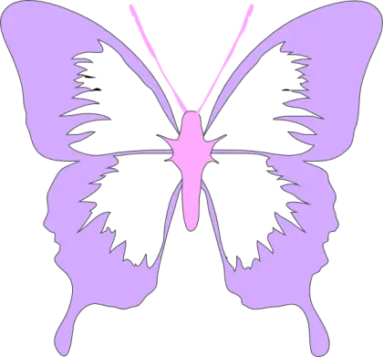 Purple Butterfly Illustration