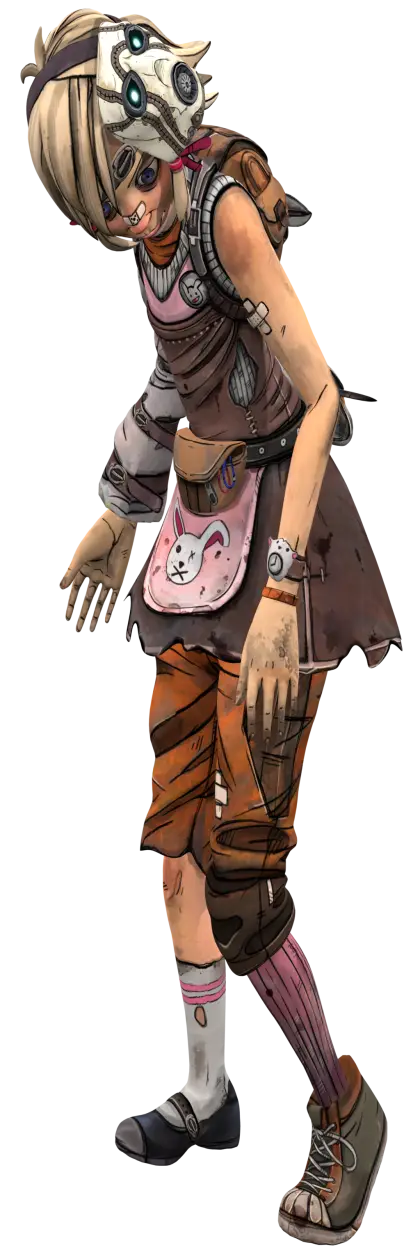 Cartoon Character with Goggles and Apron