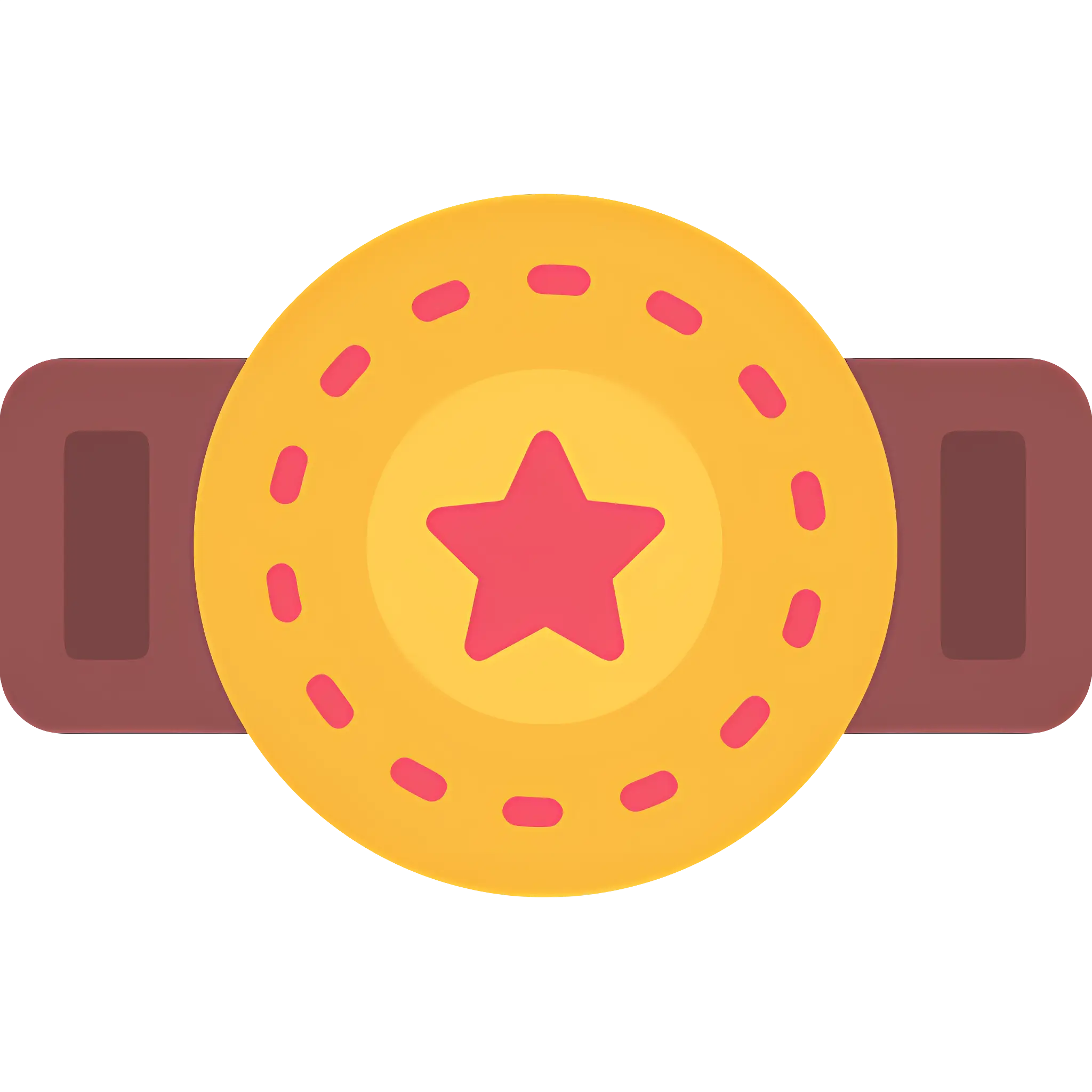 Yellow Star Belt Illustration