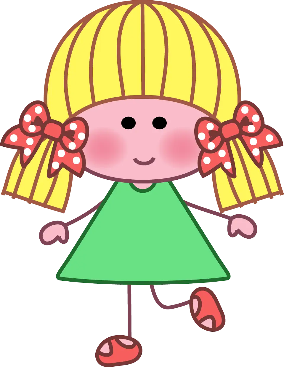 Cute Cartoon Girl