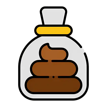 Poop in a Jar Illustration