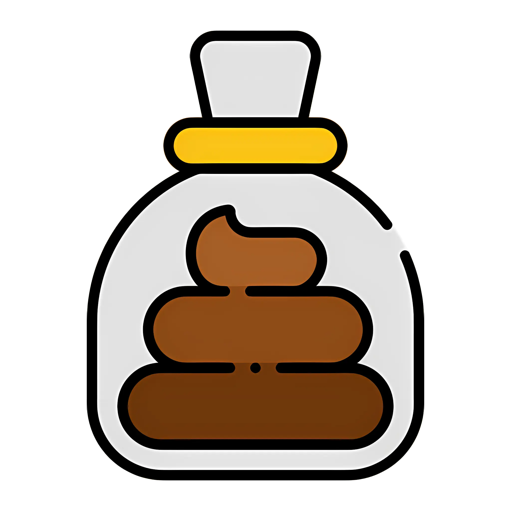 Poop in a Jar Illustration