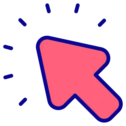 Red Arrow Symbol for Navigation