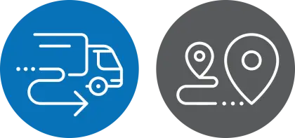 Delivery and Location Icons