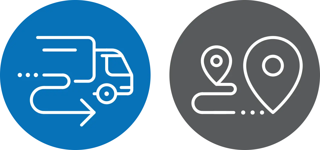 Delivery and Location Icons