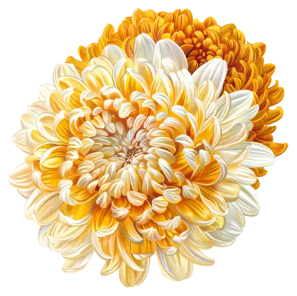 Vibrant Yellow Chrysanthemums