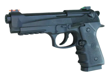 Modern Black Handgun Design for Tactical Use