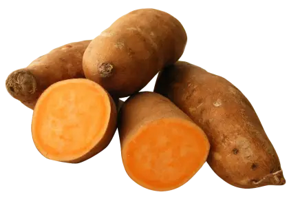 Fresh Orange Sweet Potatoes
