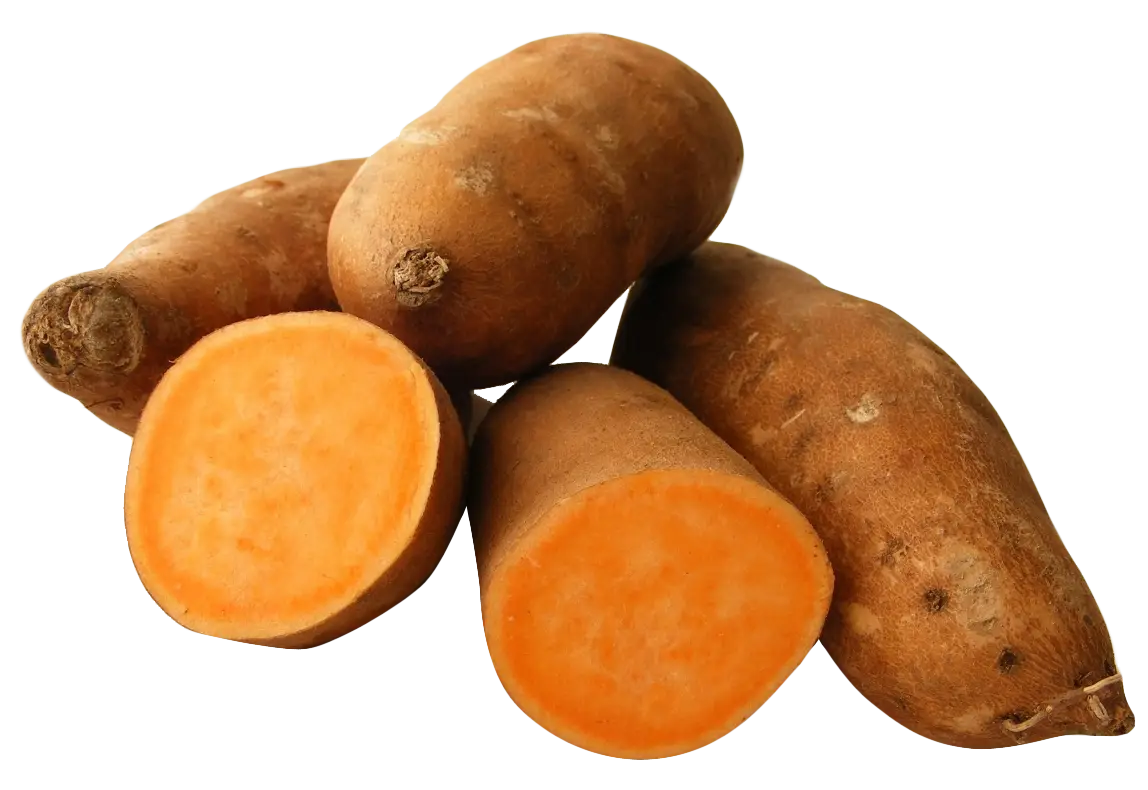 Fresh Orange Sweet Potatoes