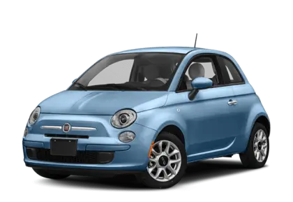 Blue Compact City Car