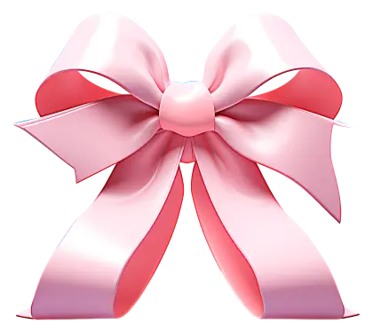Elegant Pink Gift Bow