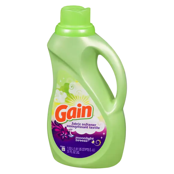 Green Detergent Bottle with Label