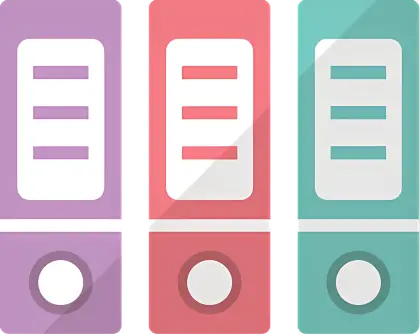 Colorful File Folders