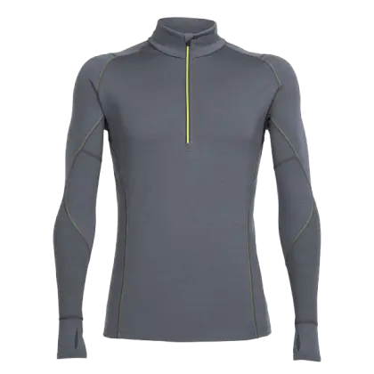 Gray Long-Sleeve Sports Shirt