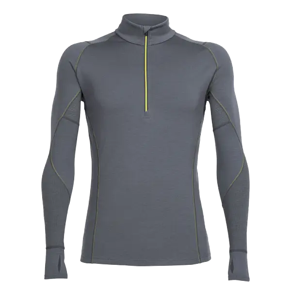 Gray Long-Sleeve Sports Shirt