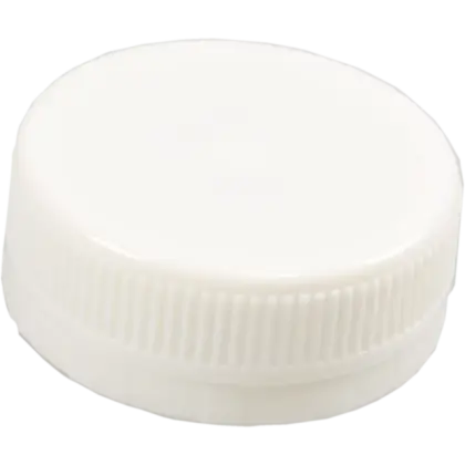White Plastic Bottle Cap